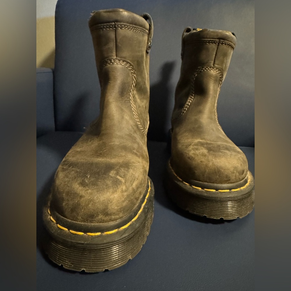Dr. Martens Aniston Lo Leather Boots - Picture 2 of 9